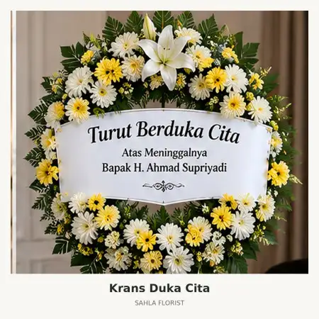 Krans Bunga Duka Junrejo